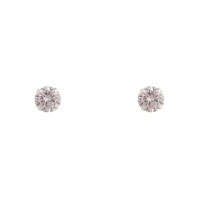 Lovisa Cubic Zirconia Sterling Silver 3 Carat Earrings In Silver