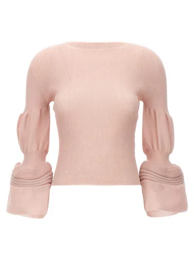 Issey Miyake Pink Assemblage Branch Top In Pink