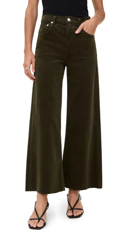 Citizen Of Humanity Lyra Cotton Corduroy Wide-leg Pants In Brown