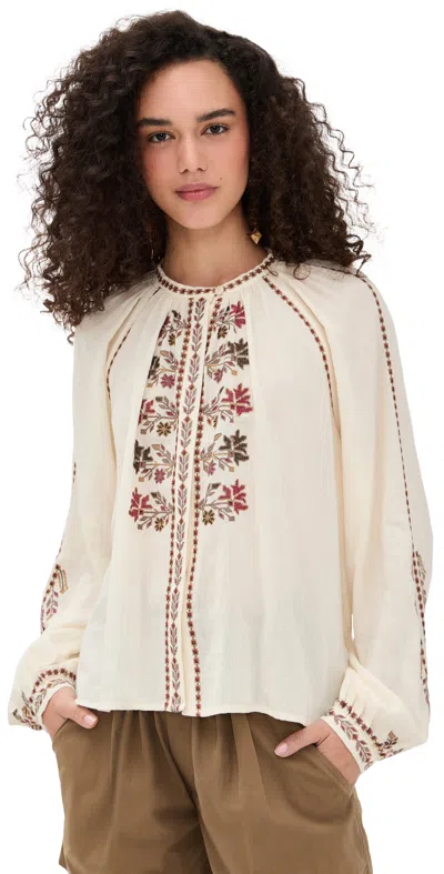 Isabel Marant Étoile Marant Etoile Women Lynne Biologic Cotton Shirt In Neutral