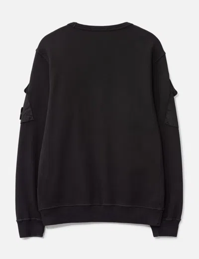 Stone Island Round Neck Jumper In Black