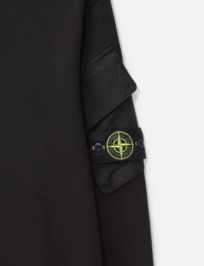 Stone Island Round Neck Jumper In Black