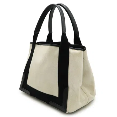 Pre-owned Balenciaga Black Canvas Leather Handbag Tote Bag ()