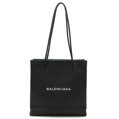 Pre-owned Balenciaga Black Leather Shoulder Bag Tote Bag ()