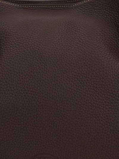 Tod's Medium Leather Bucket In Brown