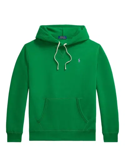 Polo Ralph Lauren The Rl Cotton-blend Fleece Hoodie In Green