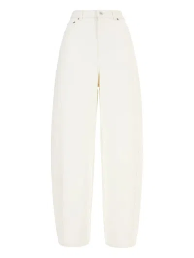 Givenchy Cocoon Denim Pants Clothing In White