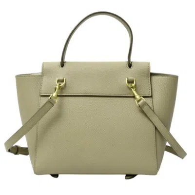 Pre-owned Celine Beige Leather Handbag Shoulder Bag ()