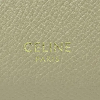 Pre-owned Celine Beige Leather Handbag Shoulder Bag ()