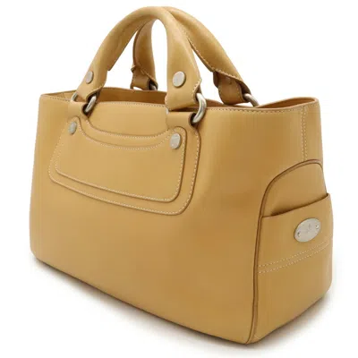 Pre-owned Celine Beige Leather Handbag Tote Bag ()