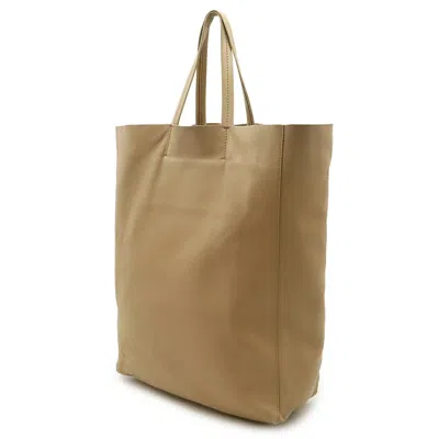 Pre-owned Celine Beige Leather Shoulder Bag Tote Bag ()