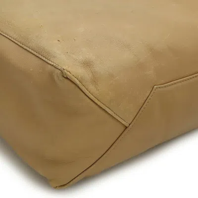 Pre-owned Celine Beige Leather Shoulder Bag Tote Bag ()