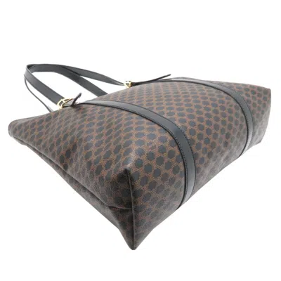 Pre-owned Celine Black Brown Pvc Tote Bag ()