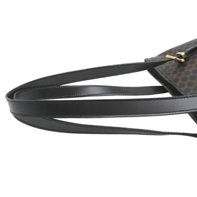 Pre-owned Celine Black Brown Pvc Tote Bag ()