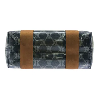 Pre-owned Celine Blue Brown Canvas Tote Bag ()
