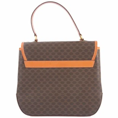Pre-owned Celine Brown Pvc Leather Handbag Shoulder Bag ()