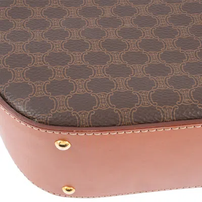 Pre-owned Celine Brown Pvc Leather Handbag Shoulder Bag ()