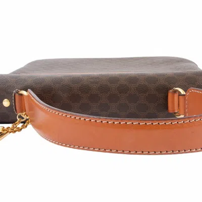 Pre-owned Celine Brown Pvc Leather Handbag Shoulder Bag ()