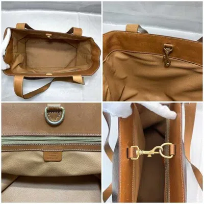 Pre-owned Celine Brown Pvc Leather Tote Bag ()