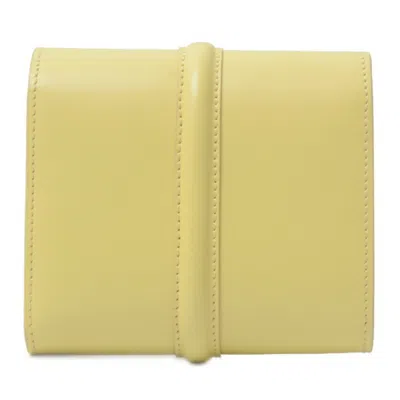 Pre-owned Celine Yellow Leather Wallet (tri-fold) ()