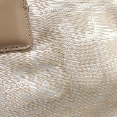 Pre-owned Chanel Beige New Travel Line Leather Tote Bag ()