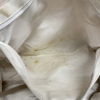 Pre-owned Chanel Beige Silver Nylon Tote Bag ()