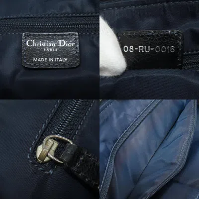 Pre-owned Dior Christian  Black Canvas Tote Bag ()