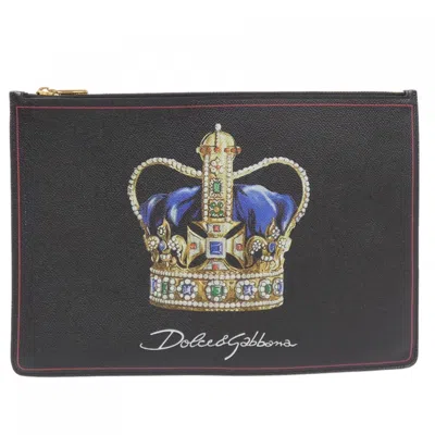 Pre-owned Dolce & Gabbana Black Clutch Bag ()