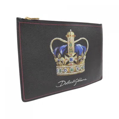 Pre-owned Dolce & Gabbana Black Clutch Bag ()