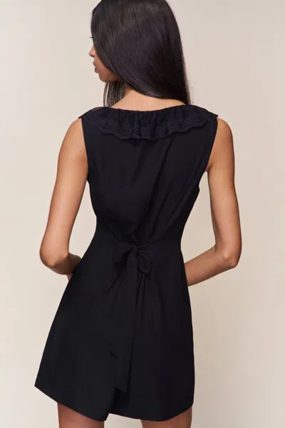 Danielle Guizio Ny Paloma Mini Dress In Black