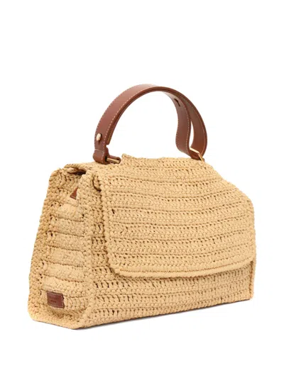 Orciani Top-handle Shoulder Bag In Neutral