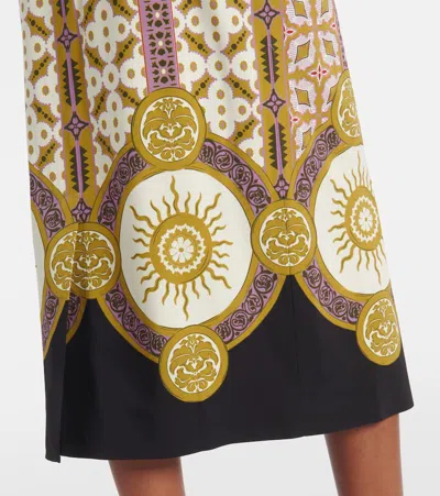 La Doublej Patterned Pencil Skirt In Multi