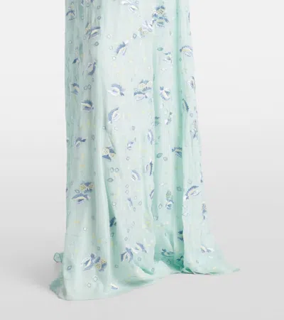 CHARLOTTE刺绣长礼服