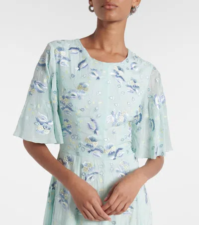 CHARLOTTE刺绣长礼服