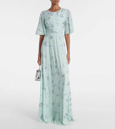 CHARLOTTE刺绣长礼服