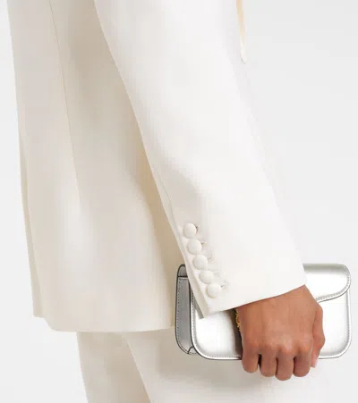 Costarellos Beaded-embellishments Bird-motif Blazer In White