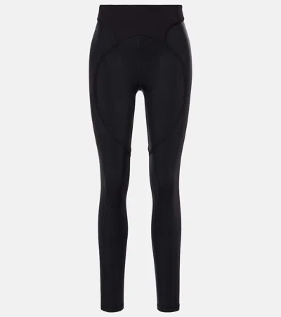 Adidas By Stella Mccartney Asmc Tpr High-rise Leggings In Black