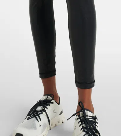 Adidas By Stella Mccartney Asmc Tpr High-rise Leggings In Black