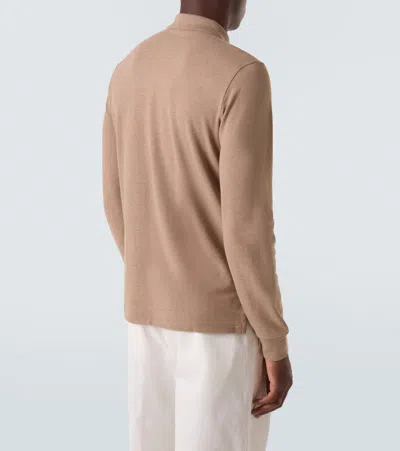 Polo Ralph Lauren Cotton Piqué Polo Shirt In Brown