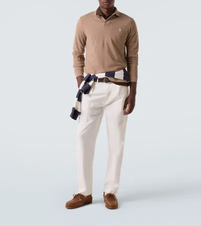 Polo Ralph Lauren Cotton Piqué Polo Shirt In Brown