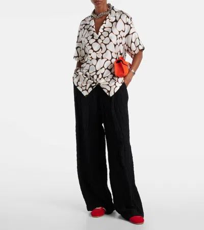 Dries Van Noten 70s Marathon Spirit Suede Low-top Sneakers In Red