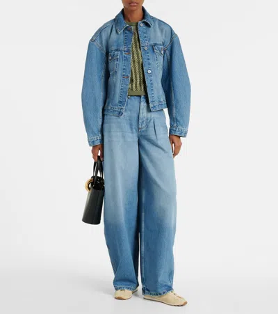 Jacquemus Sneaker Tennis In Ivory Crocodile Effect Suede Women In Neutral