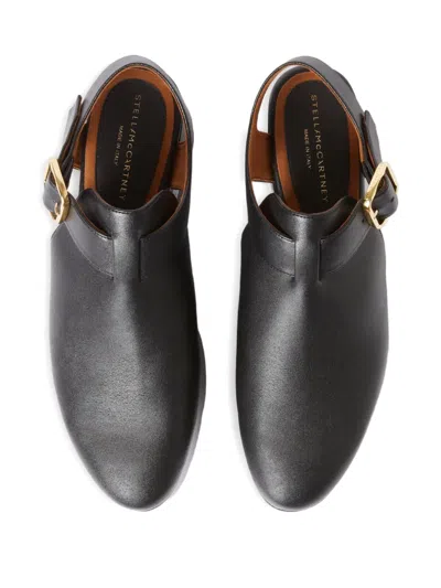 Stella Mccartney Elyse Closed-toe T-bar Platform Sandal In Black