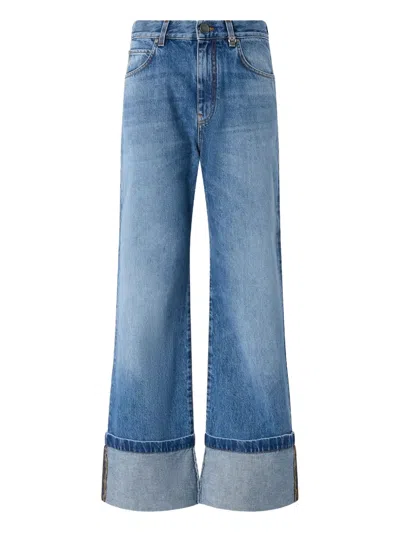 Pinko Wanda Wide Leg In Blue