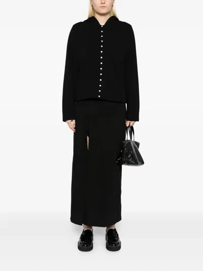 Agnès B. Button-up Jacket In Black