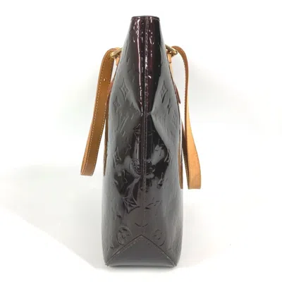 Pre-owned Louis Vuitton Amarante Purple Monogram Vernis Canvas Shoulder Bag Tote Bag ()