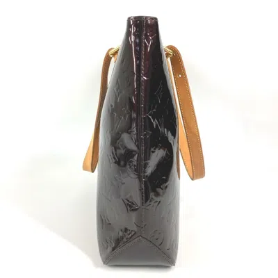 Pre-owned Louis Vuitton Amarante Purple Monogram Vernis Canvas Shoulder Bag Tote Bag ()