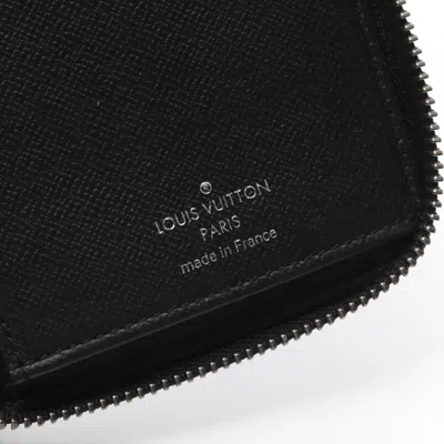 Pre-owned Louis Vuitton Black Monogram Eclipse Leather Long Wallet (bi-fold) ()