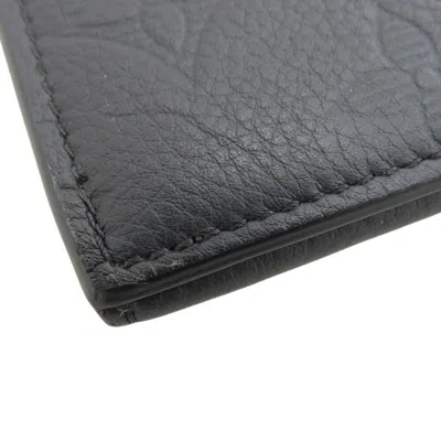 Pre-owned Louis Vuitton Black Noir Monogram Shadow Coin Purse/coin Case ()