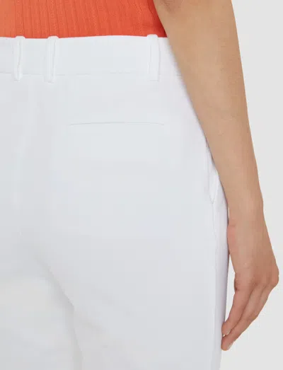 Joseph Tafira Gabardine Stretch Trousers In White